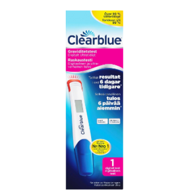 Тест на беременность Clearblue Digital Ultra Early raskaustesti 1шт