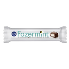 Плитка темного шоколада Fazermint наполненная мятой 41 г