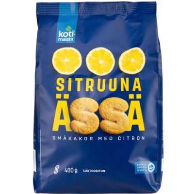 Печенье со вкусом лимона Kotimaista Sitruunaassa 400г