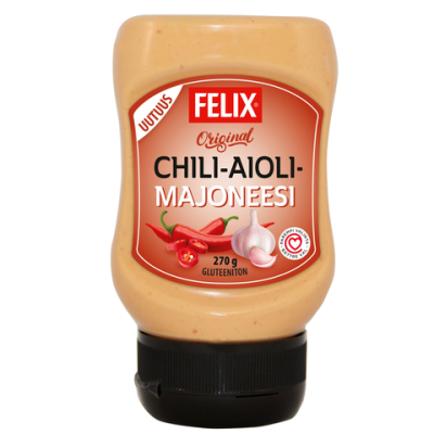 Майонез с чесноком и перцем чили Felix Chili-Aiolimajoneesi  270г