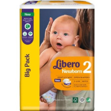 Подгузник Libero Newborn размер 2 на вес 2-5кг 88шт