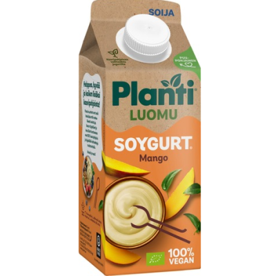 Соевый гурт Planti Luomu Soygurt Mango 750г манго