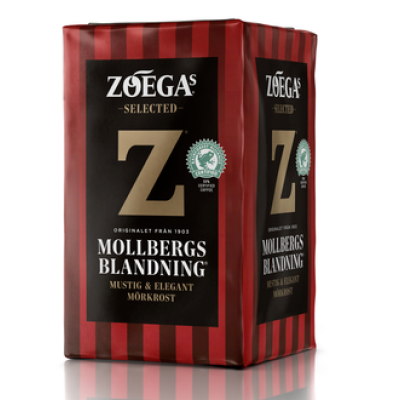 Молотый кофе Zoegas Mollbergs 450г