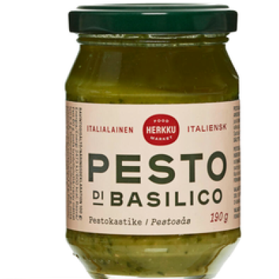 Деликатесный соус песто с базиликом Herkku Pesto Di Basilica 190г