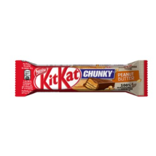 Вафельный батончик Nestle Kit Kat Chunky Peanut 42G с шоколадным покрытием