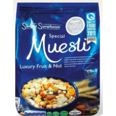 Мюсли Special Muesli Luxery Fruit & Nut 750г фрукты и орехи