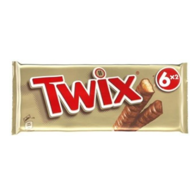 Батончики с песочным печеньем и карамелью Twix 6X50г  