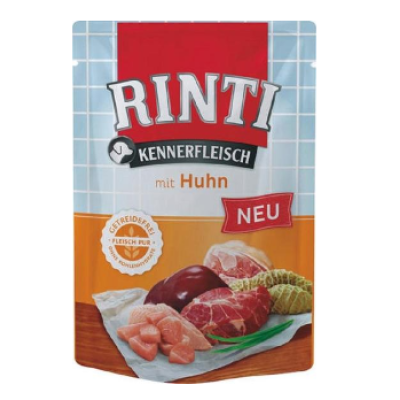 Влажный корм для собак Rinti Kennerfleisch Kana 400г курица