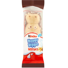 Хрустящий вафельный батончик с молоком и какао-кремом Kinder Happy Hippo 20,7 г