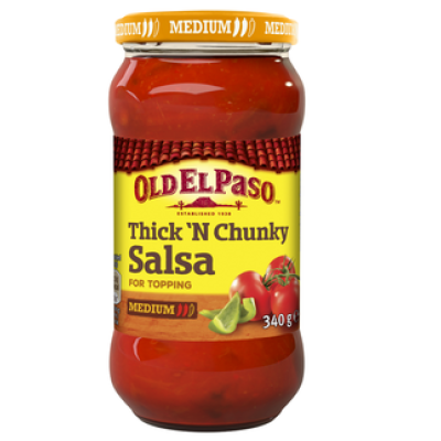 Мексиканская томатная сальса средней крепости Old El Paso Thick and Chunky Salsa Medium 340г