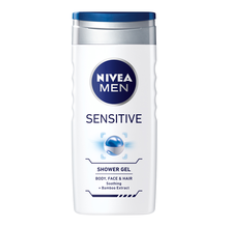 Гель для душа для тела, лица и волос NIVEA MEN Sensitive 250 мл