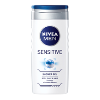 Гель для душа для тела, лица и волос NIVEA MEN Sensitive 250 мл