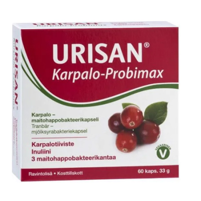 Капсулы Urisan Cranberry-Probimax 60 капсул клюква