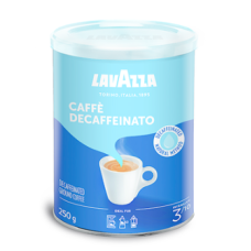 Молотый кофе без кофеина LAVAZZA Caffe Decaffeinato 250г в ж/б