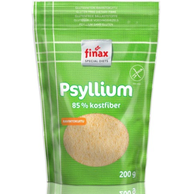 Пищевые волокна псиллиума Finax Psyllium Gluteeniton Ravintokuitu 200г