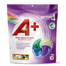 Таблетка для стирки цветного белья A+ Active4 Color 14шт