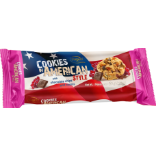 Печенье Американское American Cookie 120г шоколад изюм