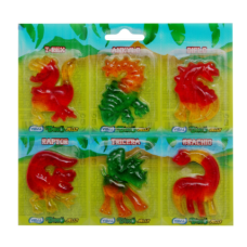 Жевательные животные Vidal Dino Jelly Fruit 6 шт 66г