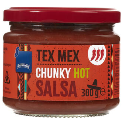 Сальса Rainbow Tex Mex Chunky острая 300 г