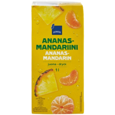 Напиток со вкусом ананаса и мандарина Rainbow ananas-mandarii 1л