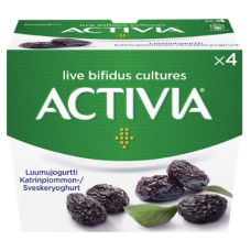 Питьевой йогурт Danone Activia 4x125г с черносливом