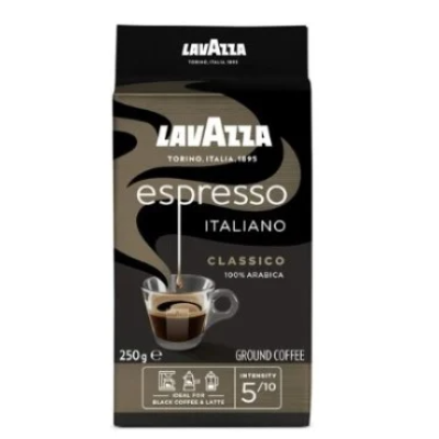 Кофе молотый Lavazza Espresso Classico 250 г в мягкой упаковке