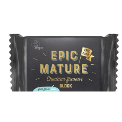 Веганский соевый сыр со вкусом зрелого чеддера Violife Epic Mature Cheddar Flavour Block 200г