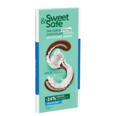 Шоколад молочный Sly Sweet&Safe со стевией 90г