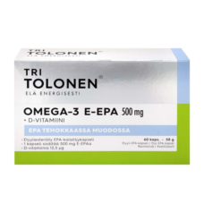 Препарат TRI TOLONEN E-EPA + D-VITAMIINI 500мг 60шт