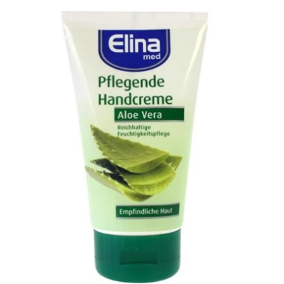 Крем для рук с алоэ вера Elina Hand Cream Aloe Vera 150мл в тубе