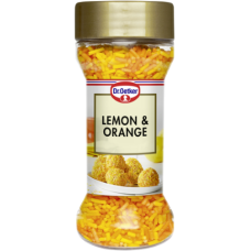 Декоративные гранулы с лимоном и апельсином для выпечки Dr. Oetker Lemon&Orange 50 г 