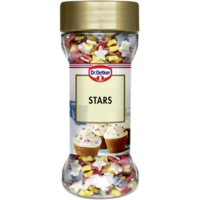 Кондитерская посыпка Dr. Oetker Stars Koristerakeet 40 г звездочки