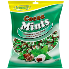 Карамель Woogie Cocoa Mints 150г шоколад мята