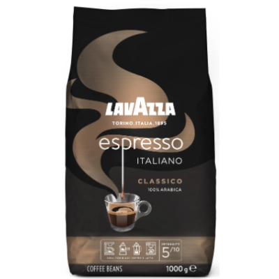 Кофе в зернах Lavazza Espresso Italiano 1 кг в мягкой упаковке