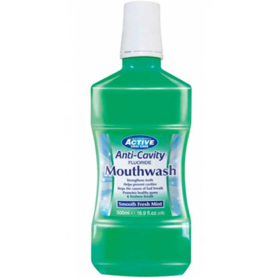 Жидкость для полоскания рта Active Mouthwash Freshmint 500мл свежая мята 