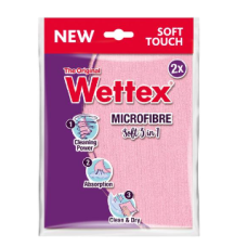 Салфетка из микрофибры Wettex Microfibre Soft 3в1 2 шт