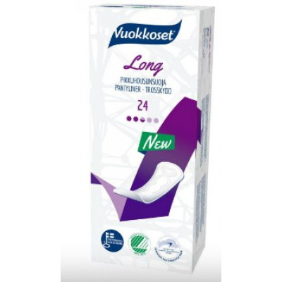 Прокладки женские Vuokkoset Long pantyliner 24шт