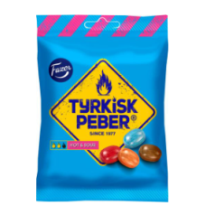 Конфеты Fazer Tyrkisk Pepper Hot & Sour Salmiaki 150г