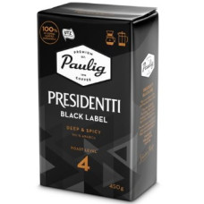 Кофе молотый Paulig Presidentti Black Label 450г