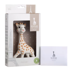 Прорезыватель-погремушка Sophie la Girafe Жираф Софи 616400 бежевый/коричневый в подарочной упаковке