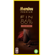 Шоколад  Marabou Premium Dark 86% Cocoa 100 г 