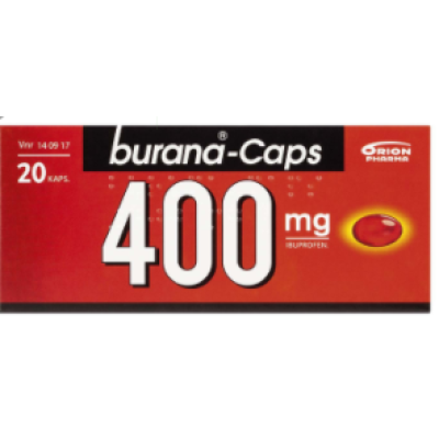 Обезболивающие капсулы BURANA-CAPS 400мг 20шт