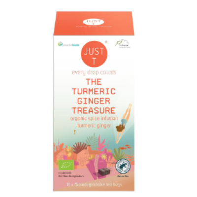 Смесь органического чая The Turmeric Ginger Treasure 18х 2г