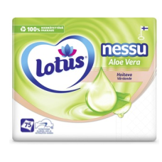 Платочки Lotus Nessu Aloe Vera 75 шт