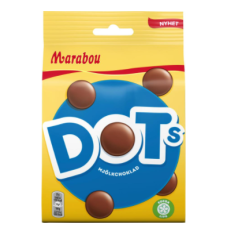 Конфеты Marabou Dots 140г в пакете