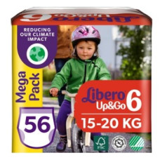 Трусики Libero Up&Go Mega Pack размер 6, 13-20кг 56шт