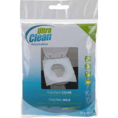 Одноразовые накладки на унитаз Ultra Clean Disposable Toilet Seat Cover 10 шт