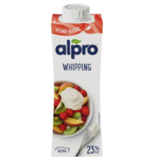 Соевые взбитые сливки Alpro Whipping 250мл 23%