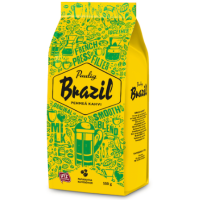 Кофе в зернах Paulig Brazil Original UTZ 500 г 