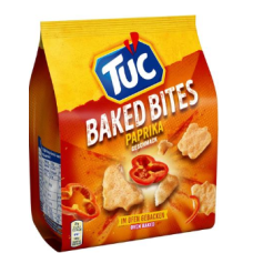 Крекеры TUC Baked Bites Paprika 110г с паприкой